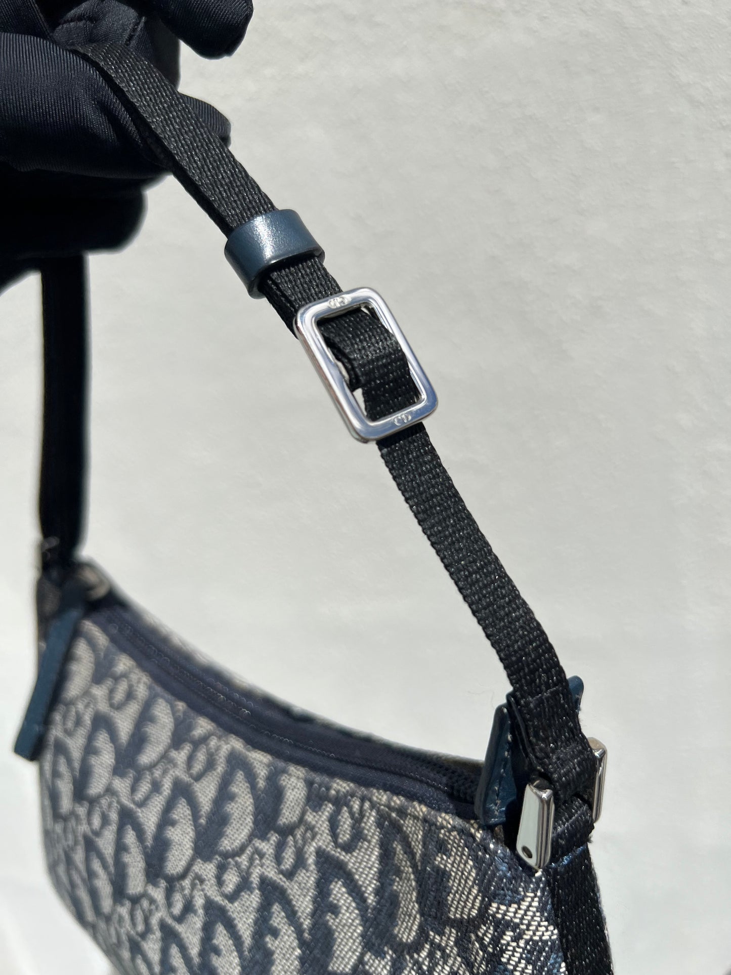 Pre-loved Christian Dior vintage Trotter Shoulder Bag