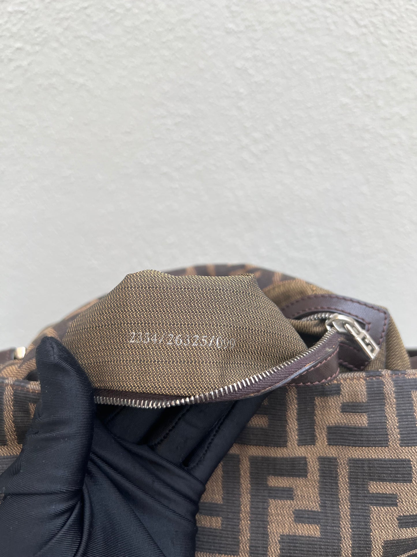 Pre-loved Fendi Vintage Zucca Mamma Handbag