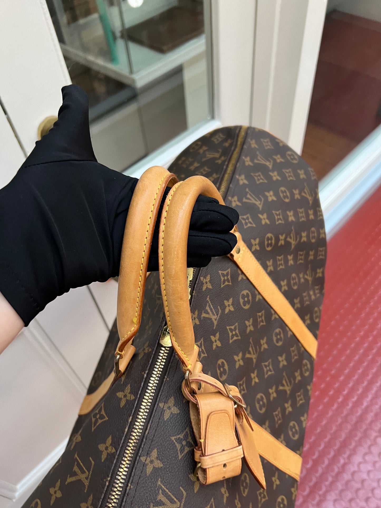Pre-loved Louis Vuitton Keepall Bandoulière 60 Travel Bag Monogram 1997