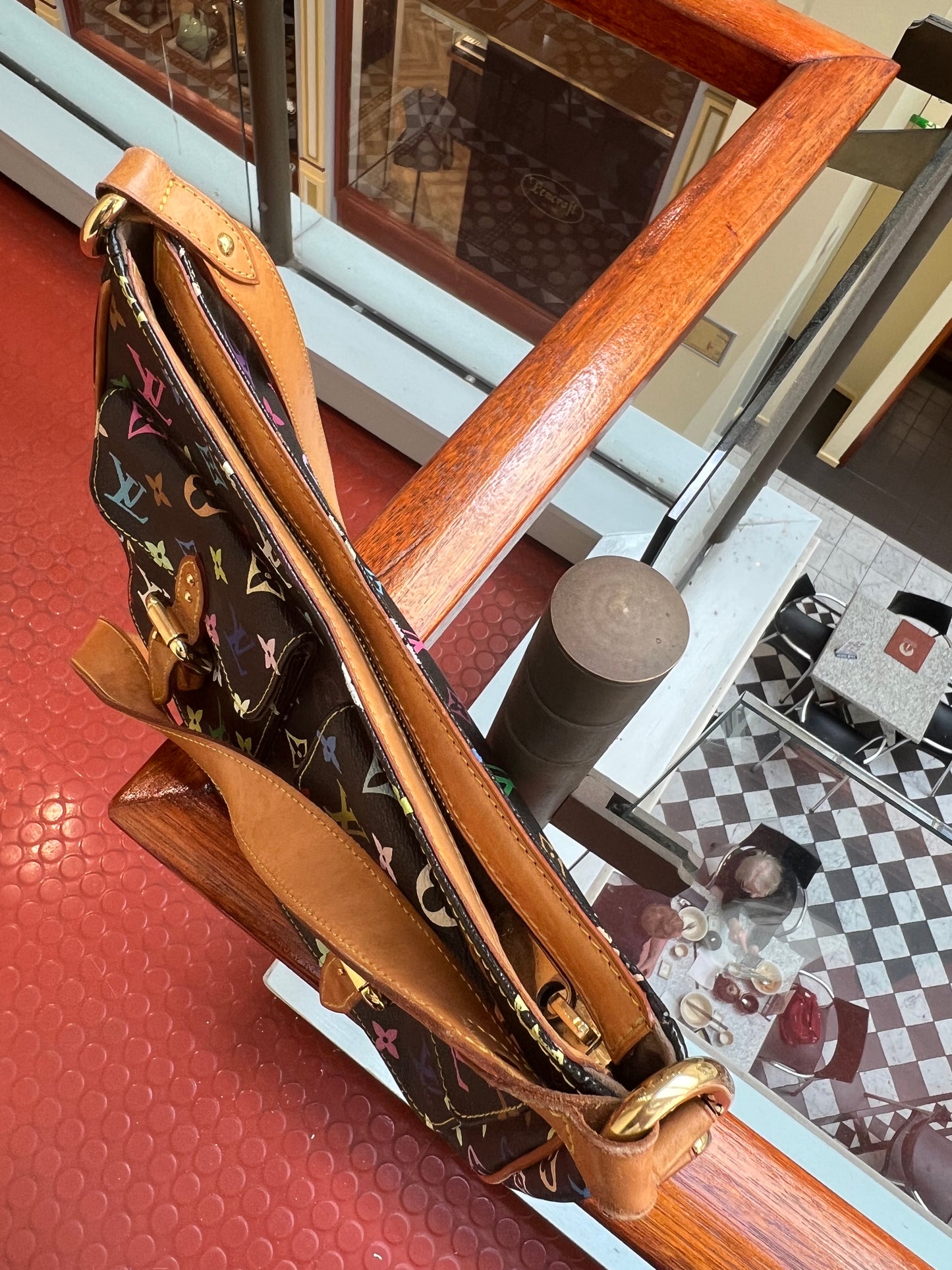 Pre-loved Louis Vuitton Vintage Crossbody Bag In Takashi Murakami Multicolour Monogram