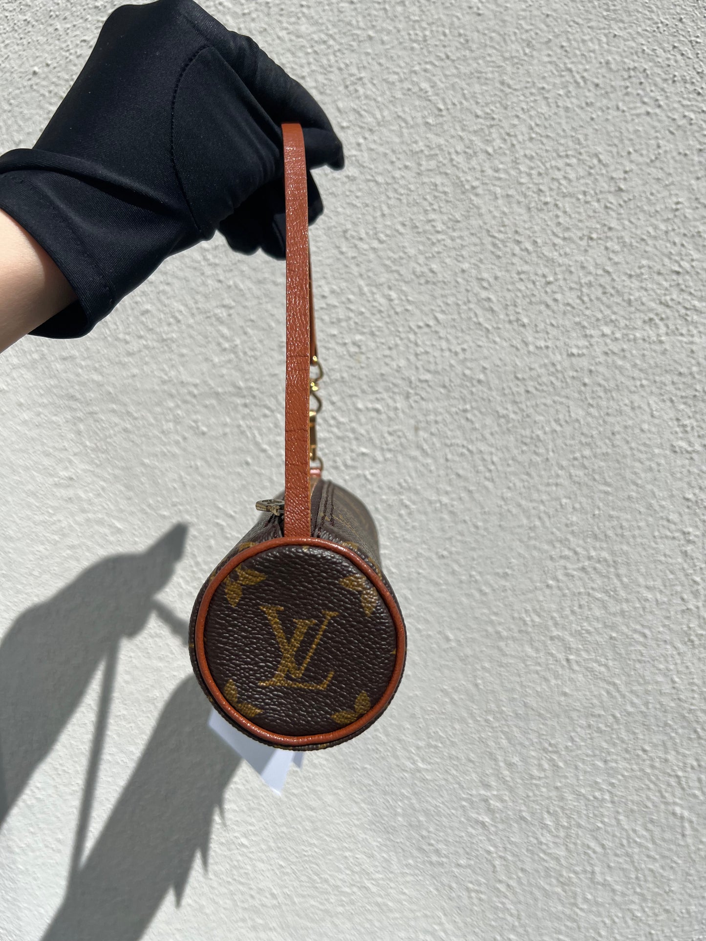 Pre-love LOUIS VUITTON Papillon Pouch Mini Hand bag Monogram