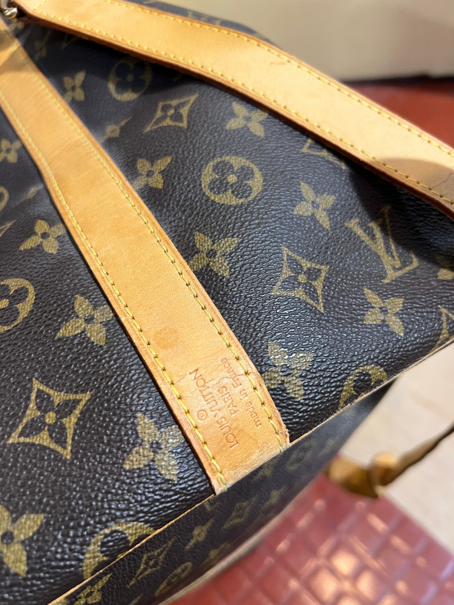 Pre-loved Louis Vuitton Keepall Bandoulière 60 Travel Bag Monogram 1997