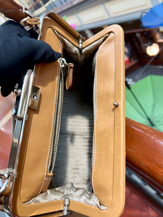 Pre-loved Prada Cloth Tote Bag