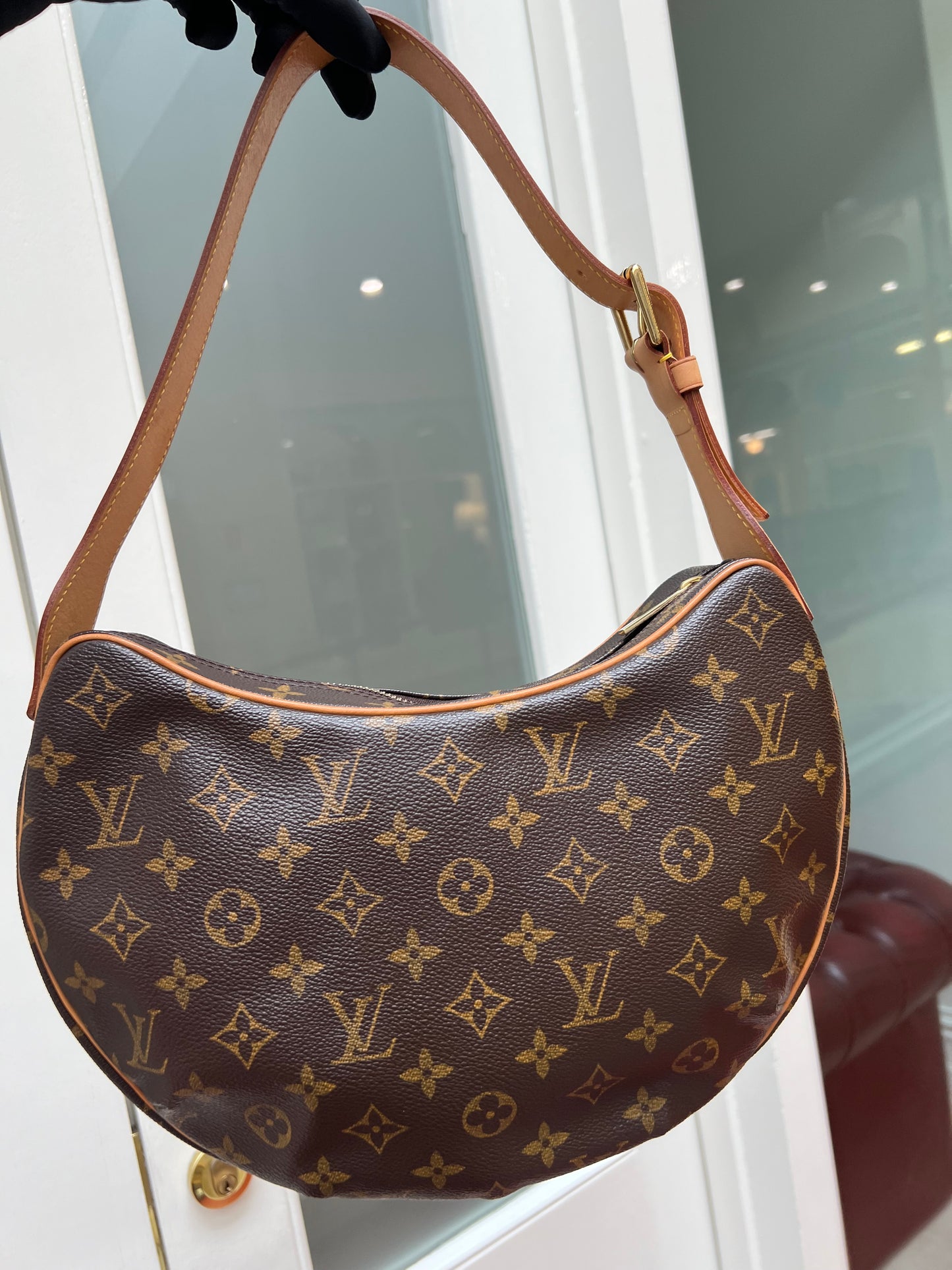 Pre-owned Louis Vuitton Croissant mm Shoulder Bag - Brown 2003
