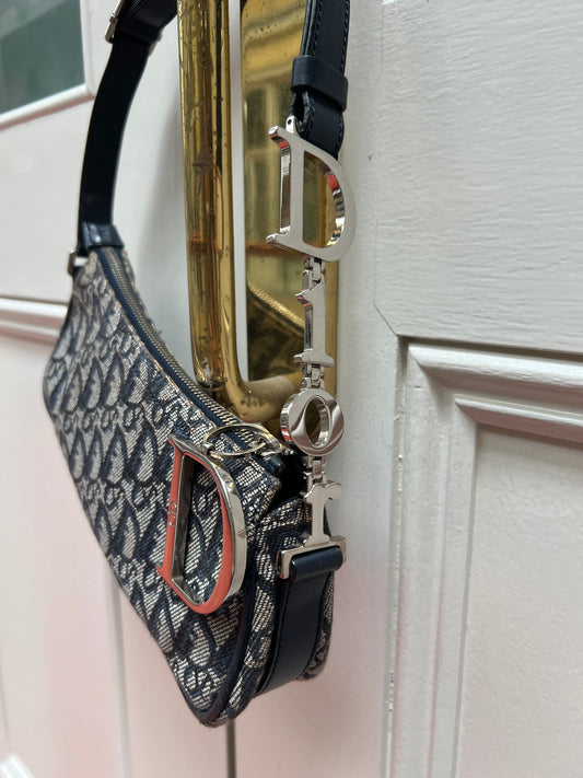 Pre-loved Christian Dior Vintage Trotter Shoulder Bag