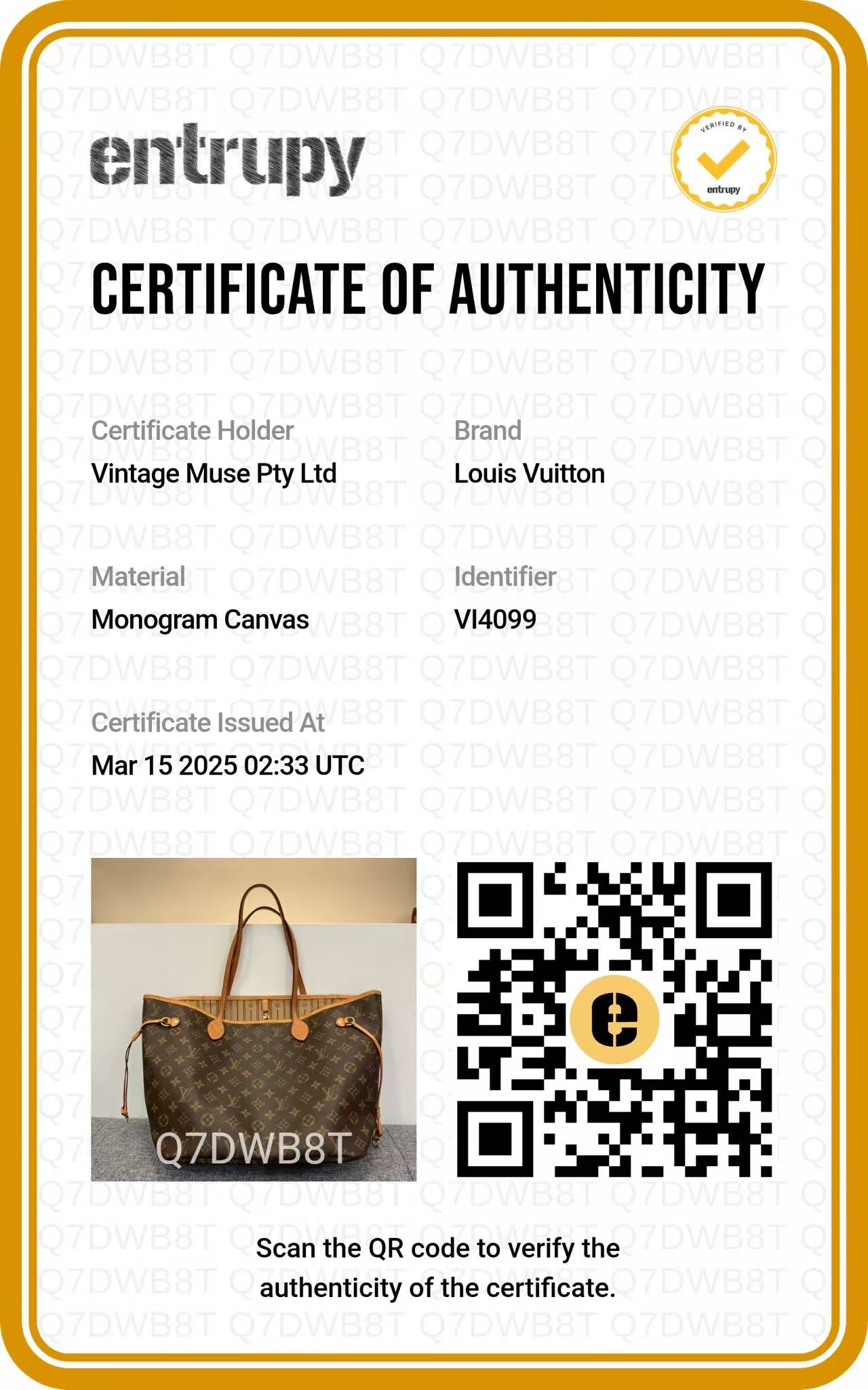 Pre-loved Louis Vuitton Neverfull Leather Tote MM Monogram