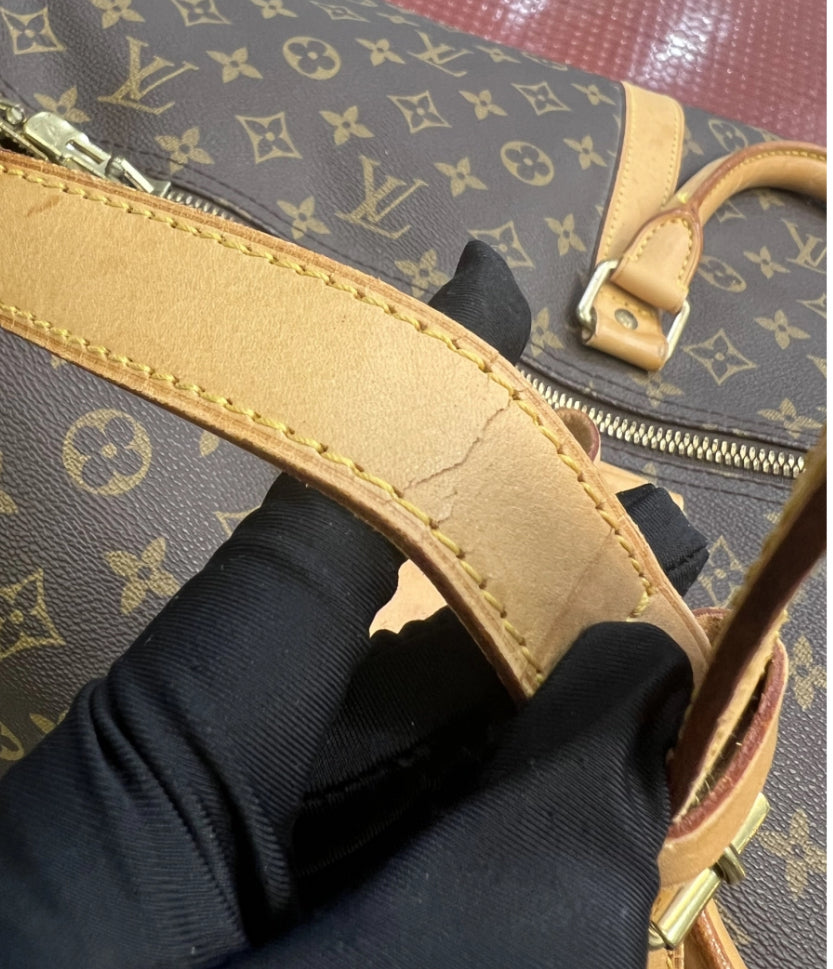 Pre-loved Louis Vuitton Keepall Bandoulière 60 Travel Bag Monogram 1997