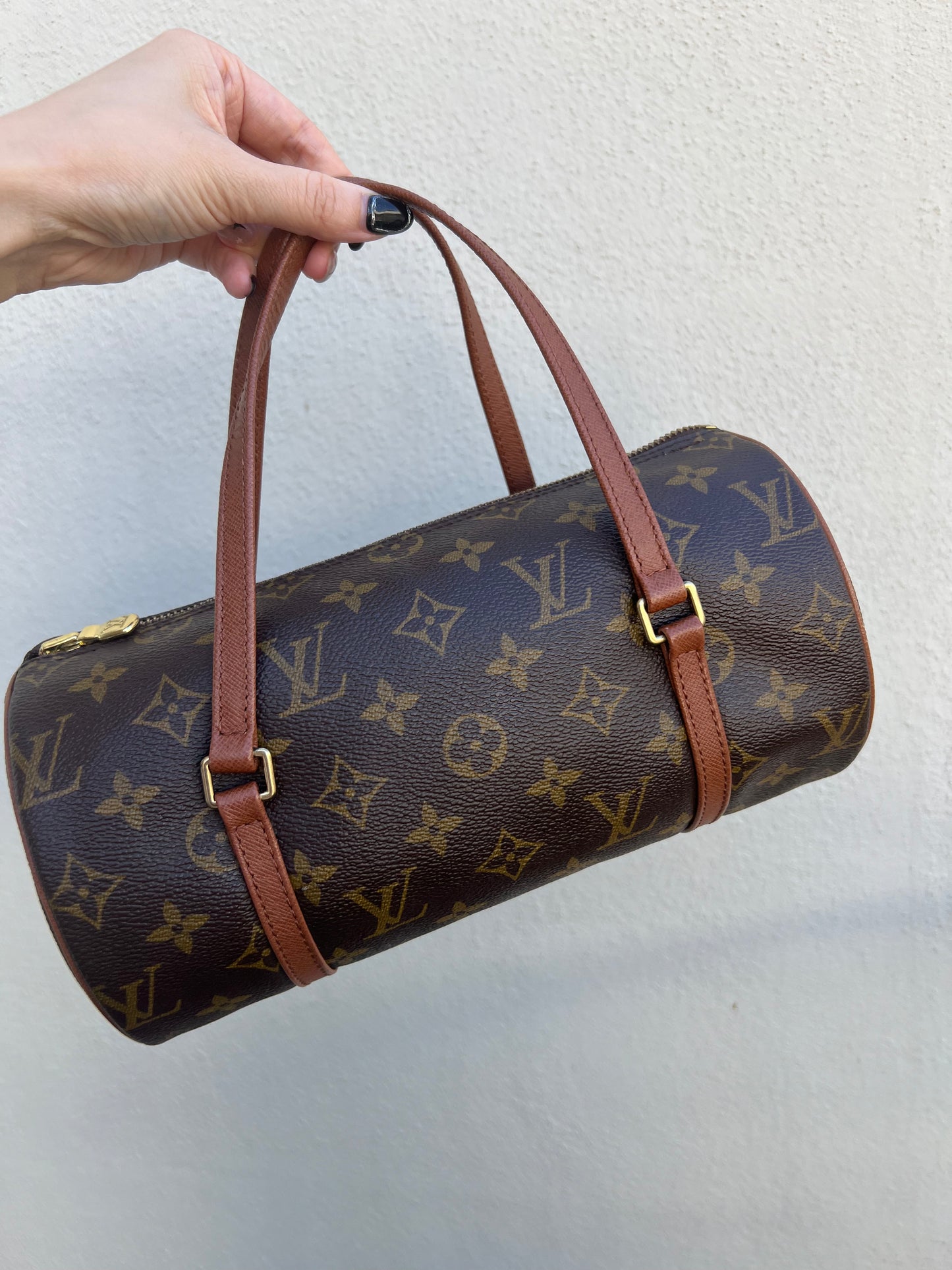 Pre-loved Louis Vuitton Brown Monogram Canvas Papillon 26cm Handbag