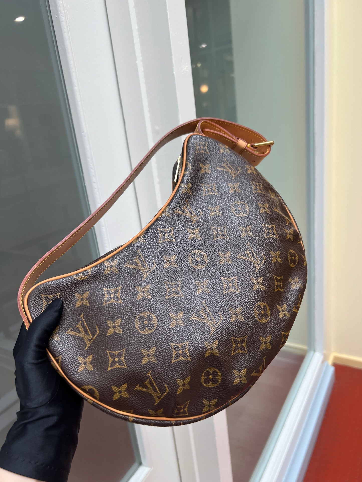 Pre-owned Louis Vuitton Croissant mm Shoulder Bag - Brown 2003