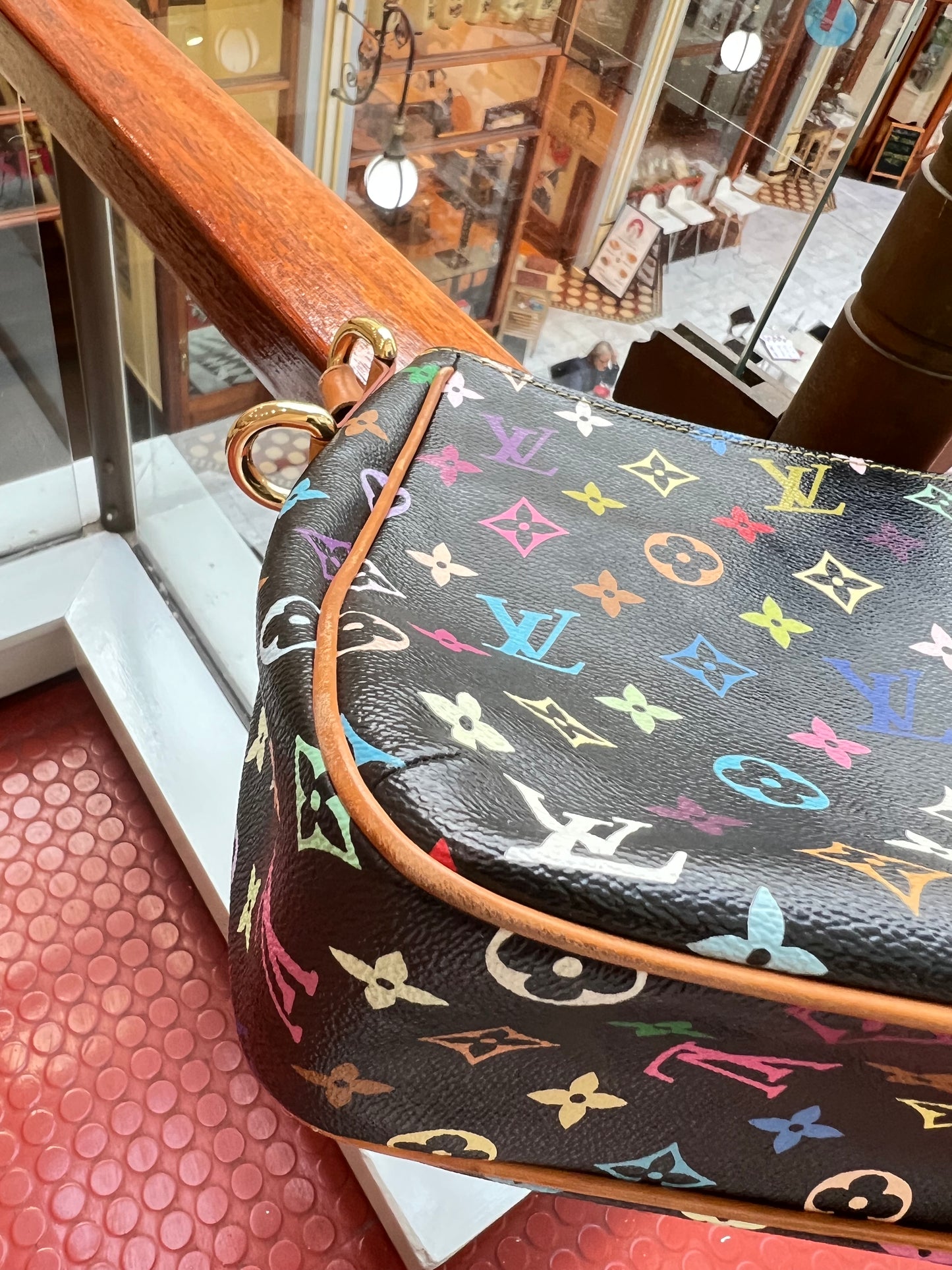 Pre-loved Louis Vuitton Vintage Crossbody Bag In Takashi Murakami Multicolour Monogram