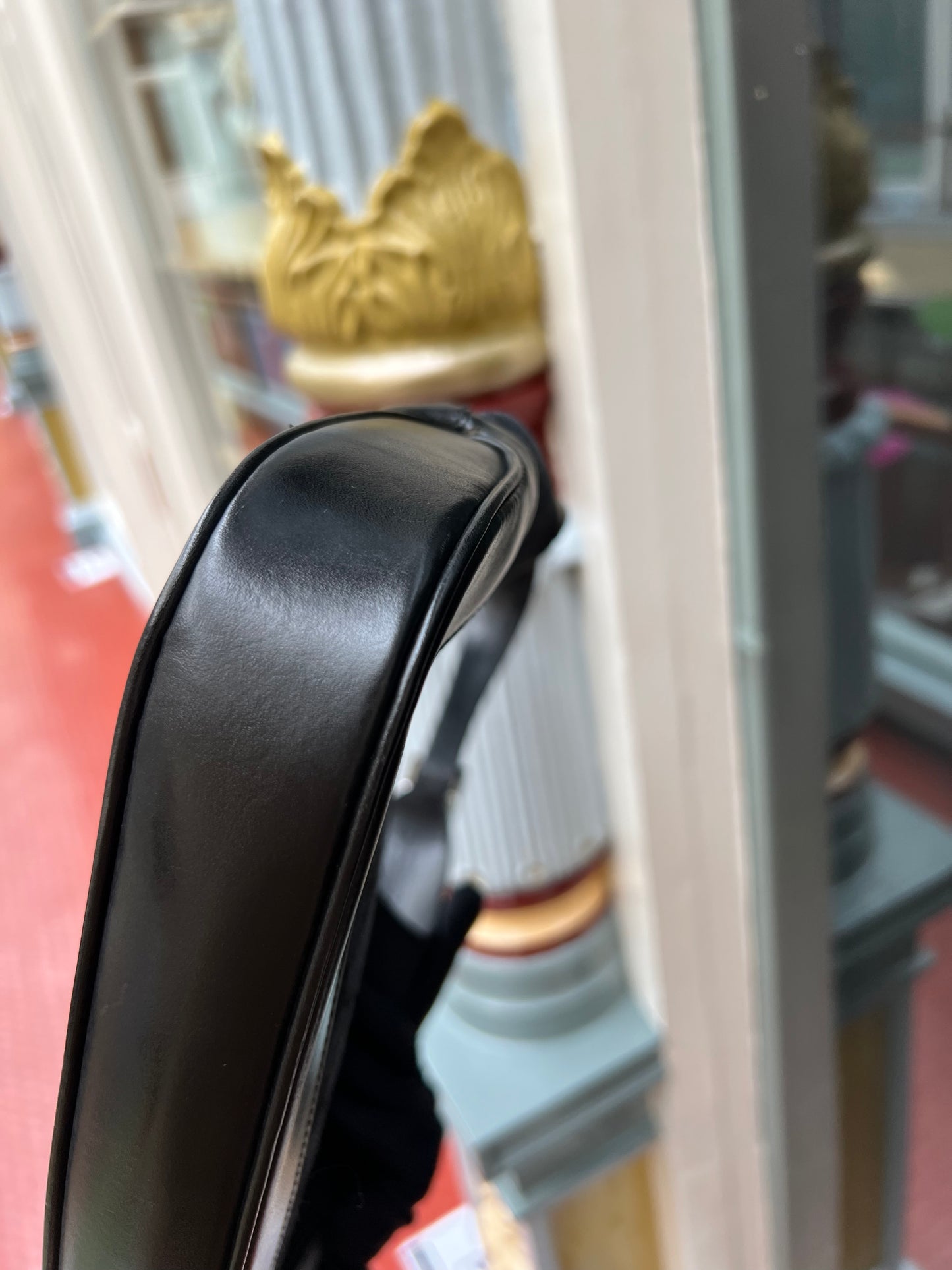 Pre-loved Gucci Black GG Canvas and Leather Jackie O Hobo