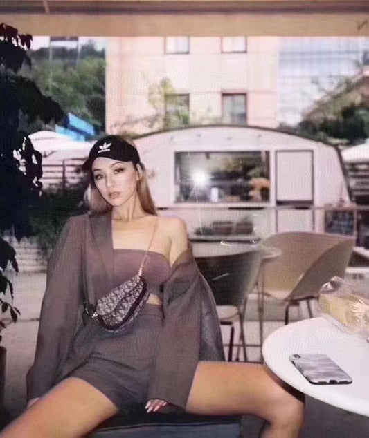 Pre-loved Christian Dior Saddle Pouch Trotter Handbag