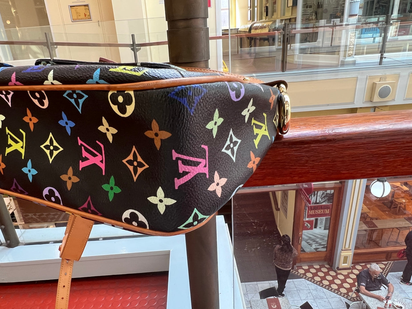 Pre-loved Louis Vuitton Vintage Crossbody Bag In Takashi Murakami Multicolour Monogram