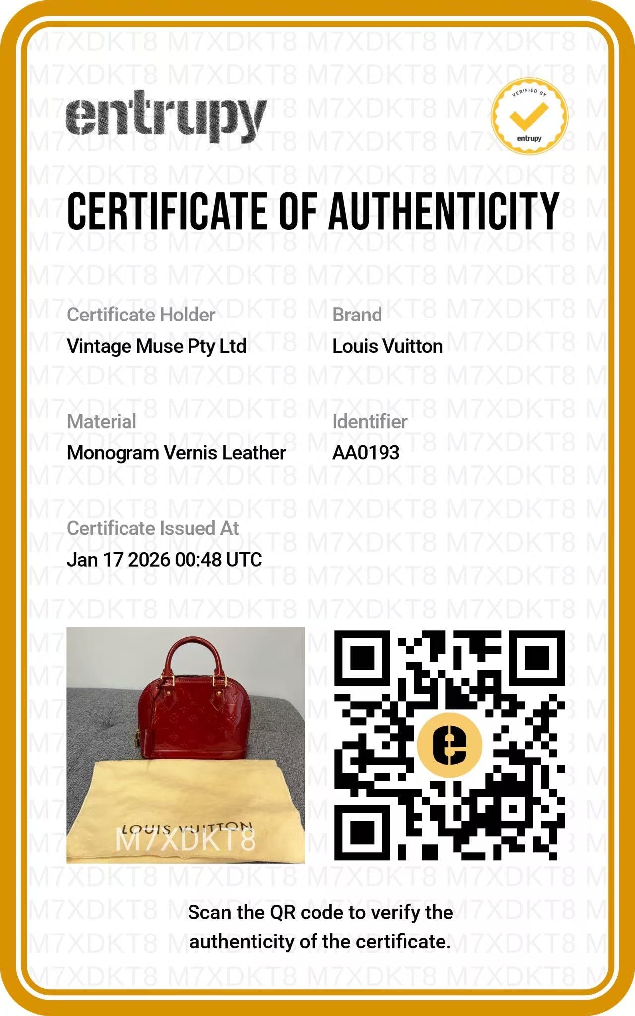 Pre-Owned Louis Vuitton Alma BB two-way handbag 2013