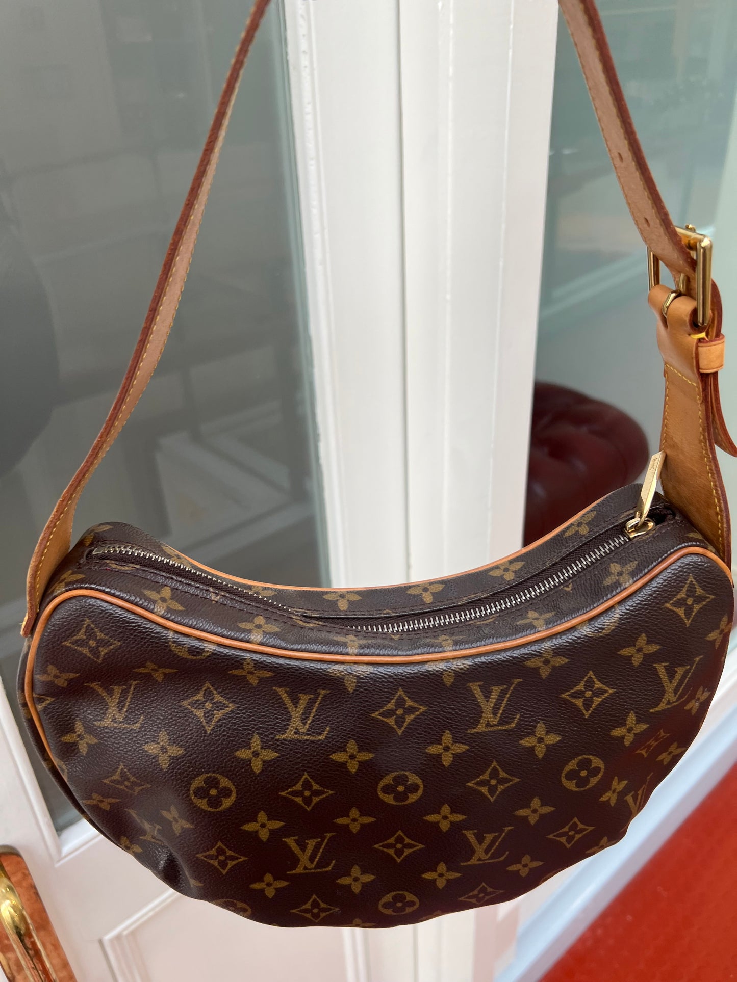 Pre-owned Louis Vuitton Croissant mm Shoulder Bag - Brown 2003