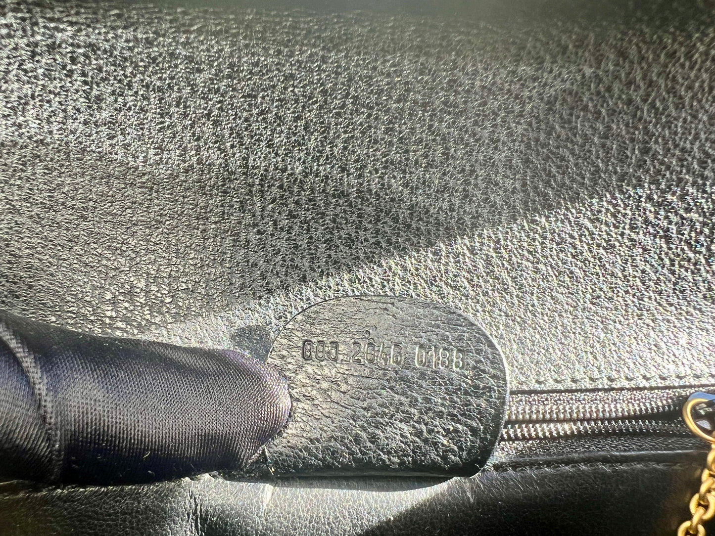 Pre-loved Vintage Gucci Black Leather Bamboo Night 1947 Top Handle Bag 20th Century