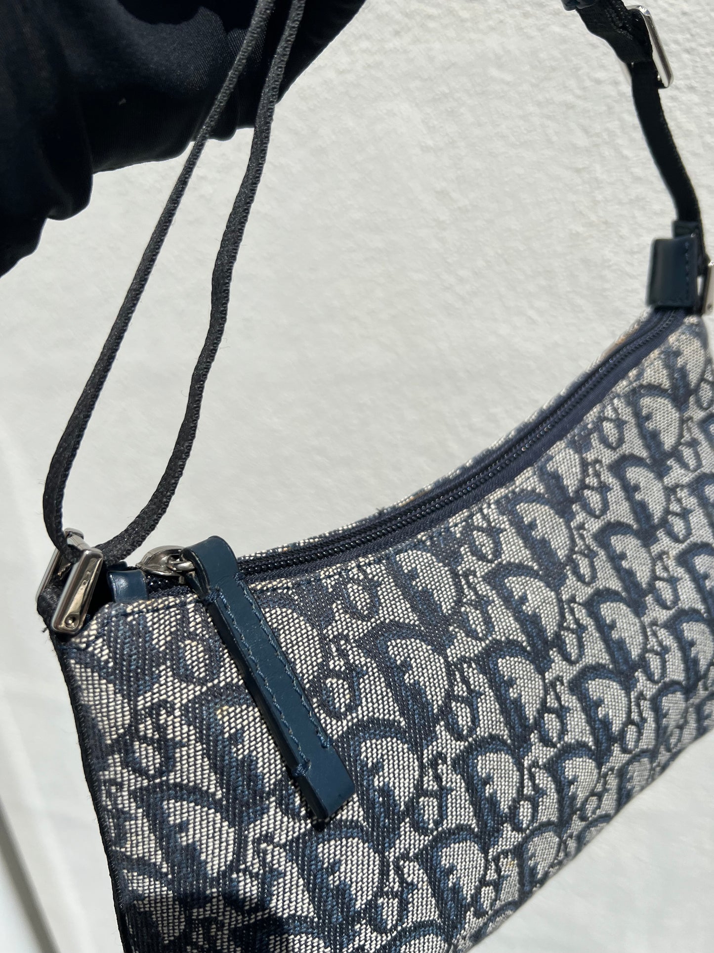 Pre-loved Christian Dior vintage Trotter Shoulder Bag