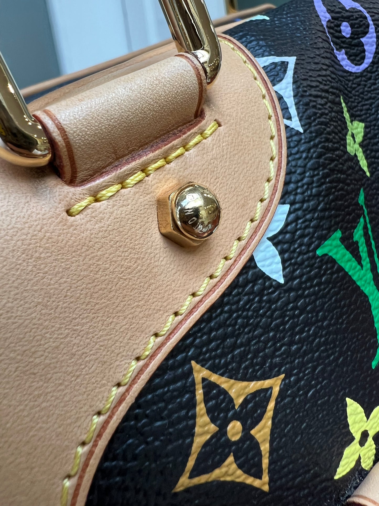 Pre-loved Louis Vuitton x Murakami Limited Edition Monogram Multicolor Claudia Bag