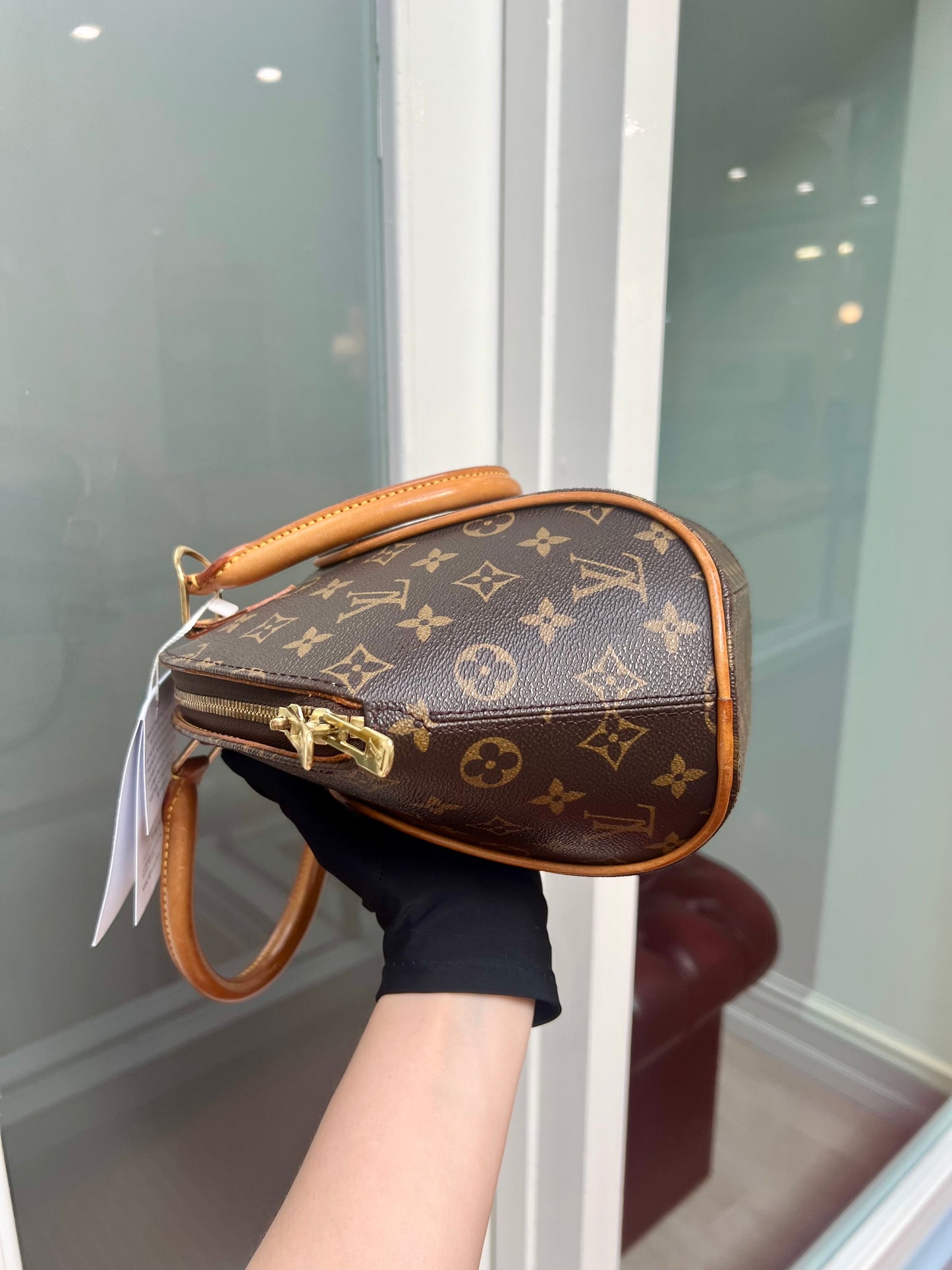 Pre-loved Louis Vuitton Vintage Ellipse Cloth Handbag PM Monogram 1997