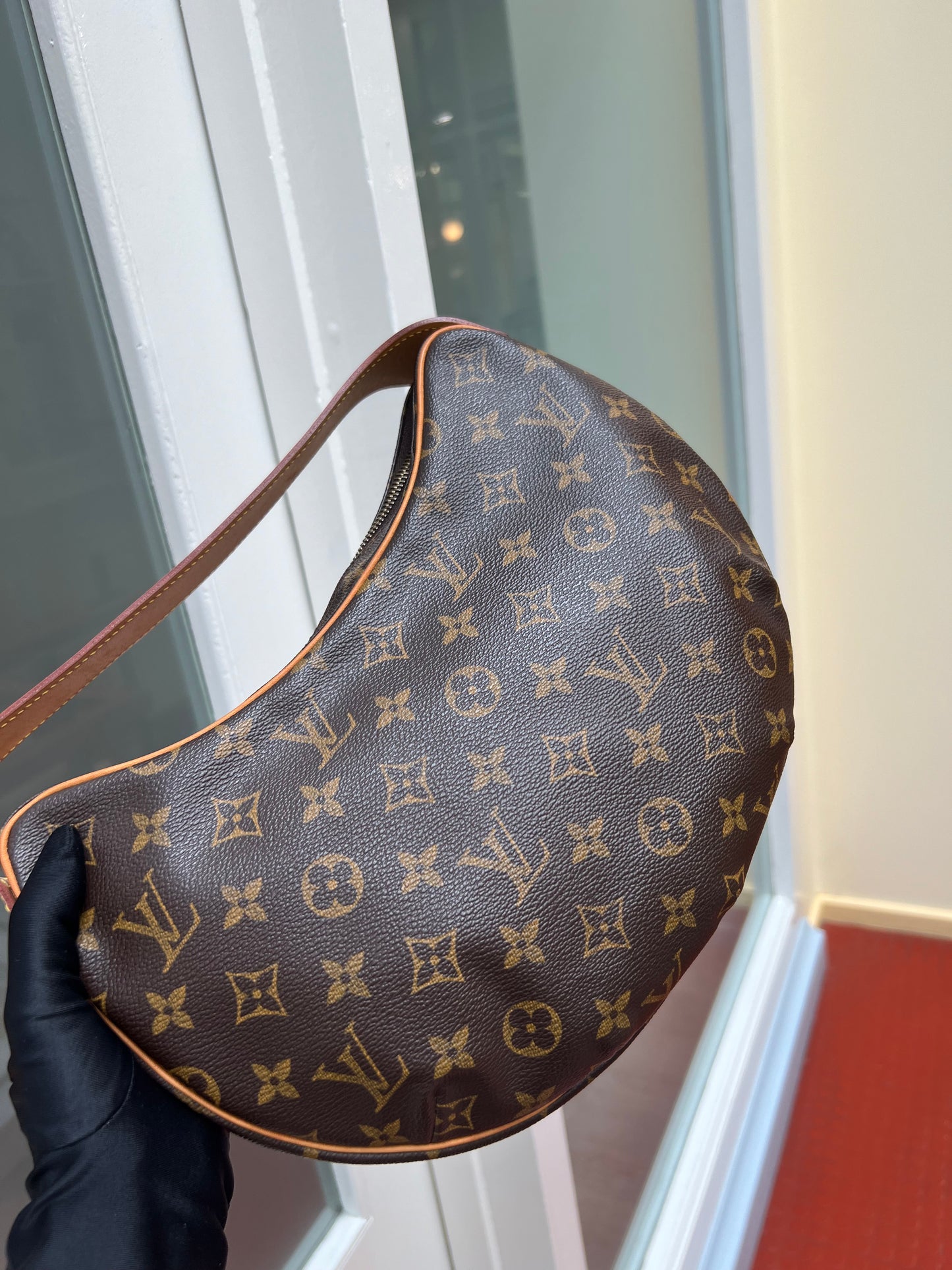 Pre-owned Louis Vuitton Croissant mm Shoulder Bag - Brown 2003