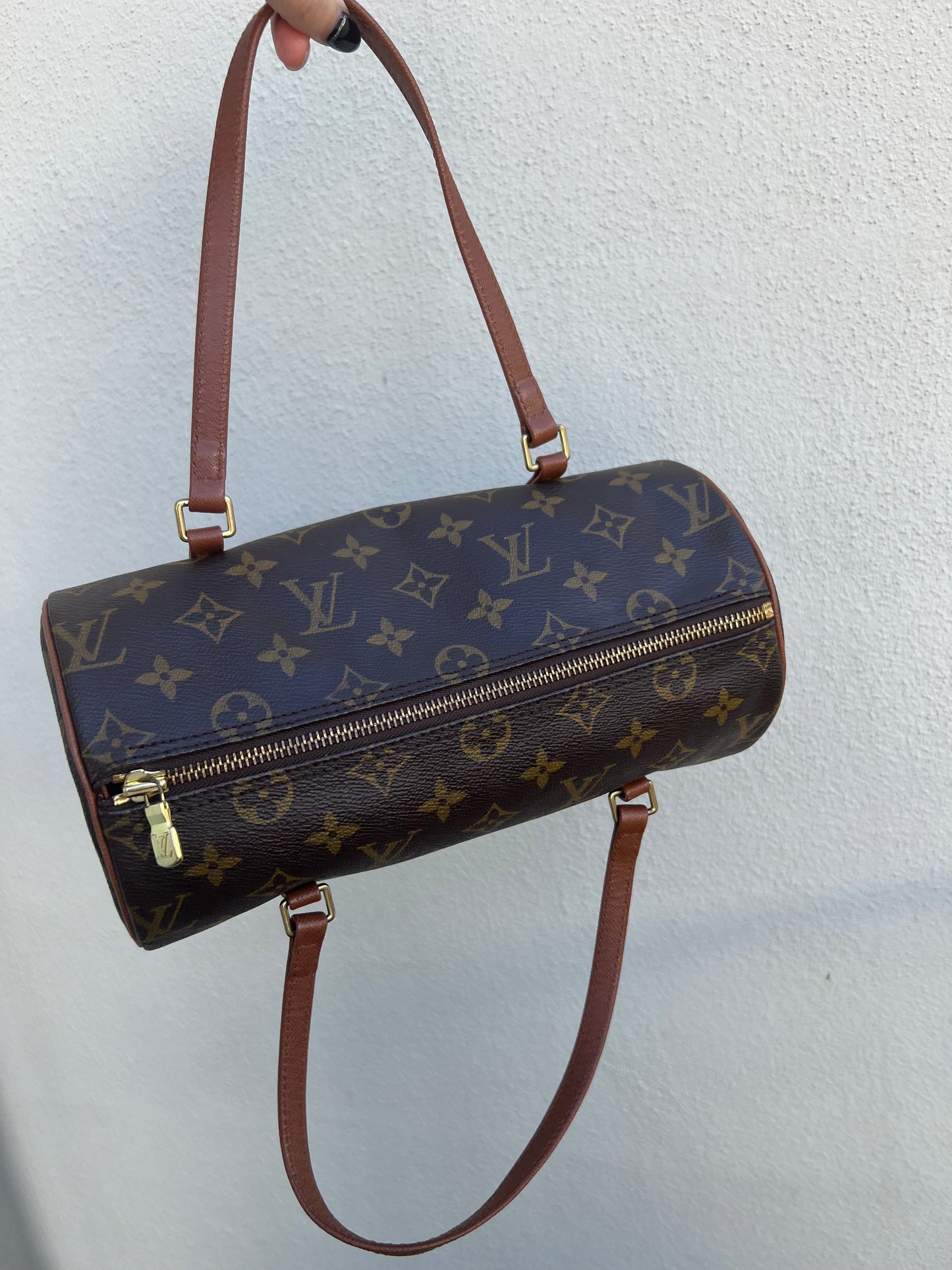 Pre-loved Louis Vuitton Brown Monogram Canvas Papillon 26cm Handbag
