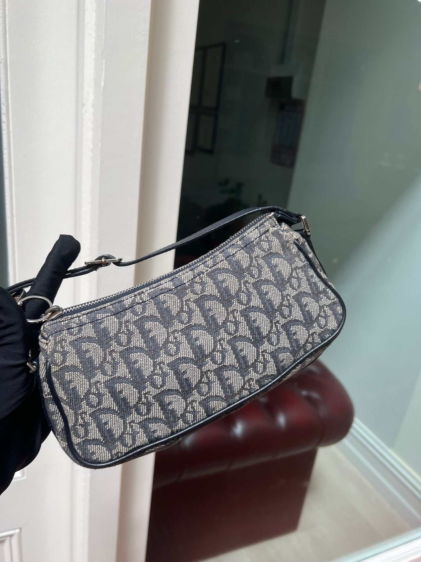 Pre-loved Christian Dior Vintage Trotter Shoulder Bag