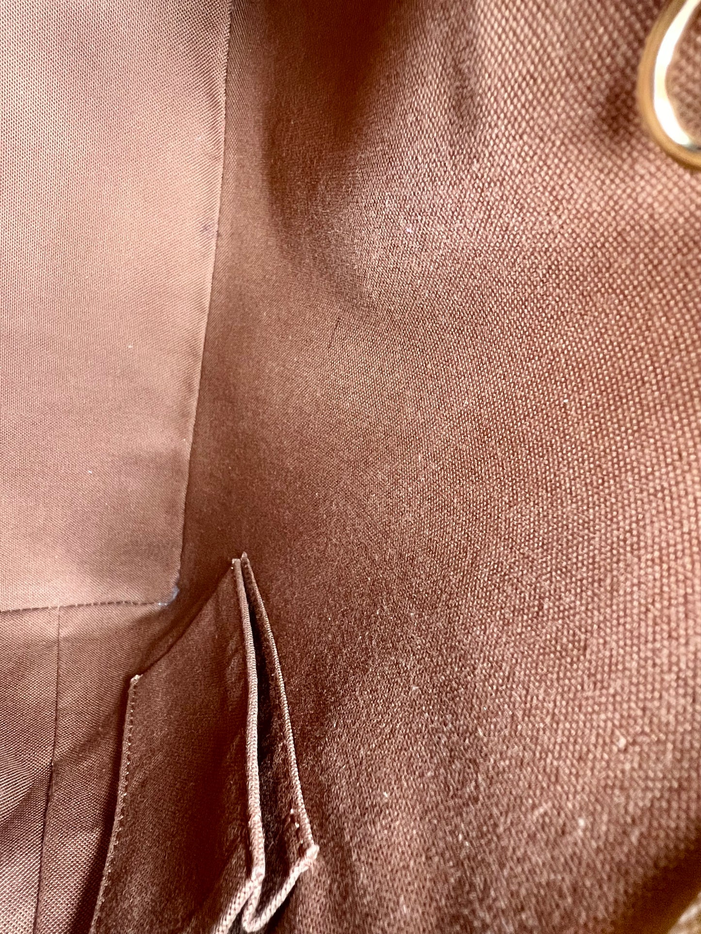 Pre-loved Louis Vuitton
Brown Monogram Cabas Piano Bag 2001
