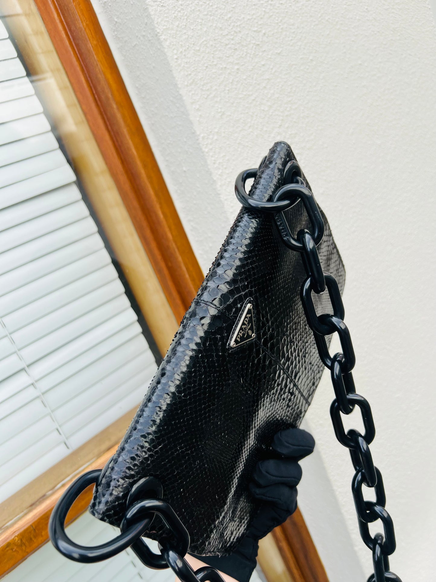 Pre-loved 90s Prada Strap Tote Bag