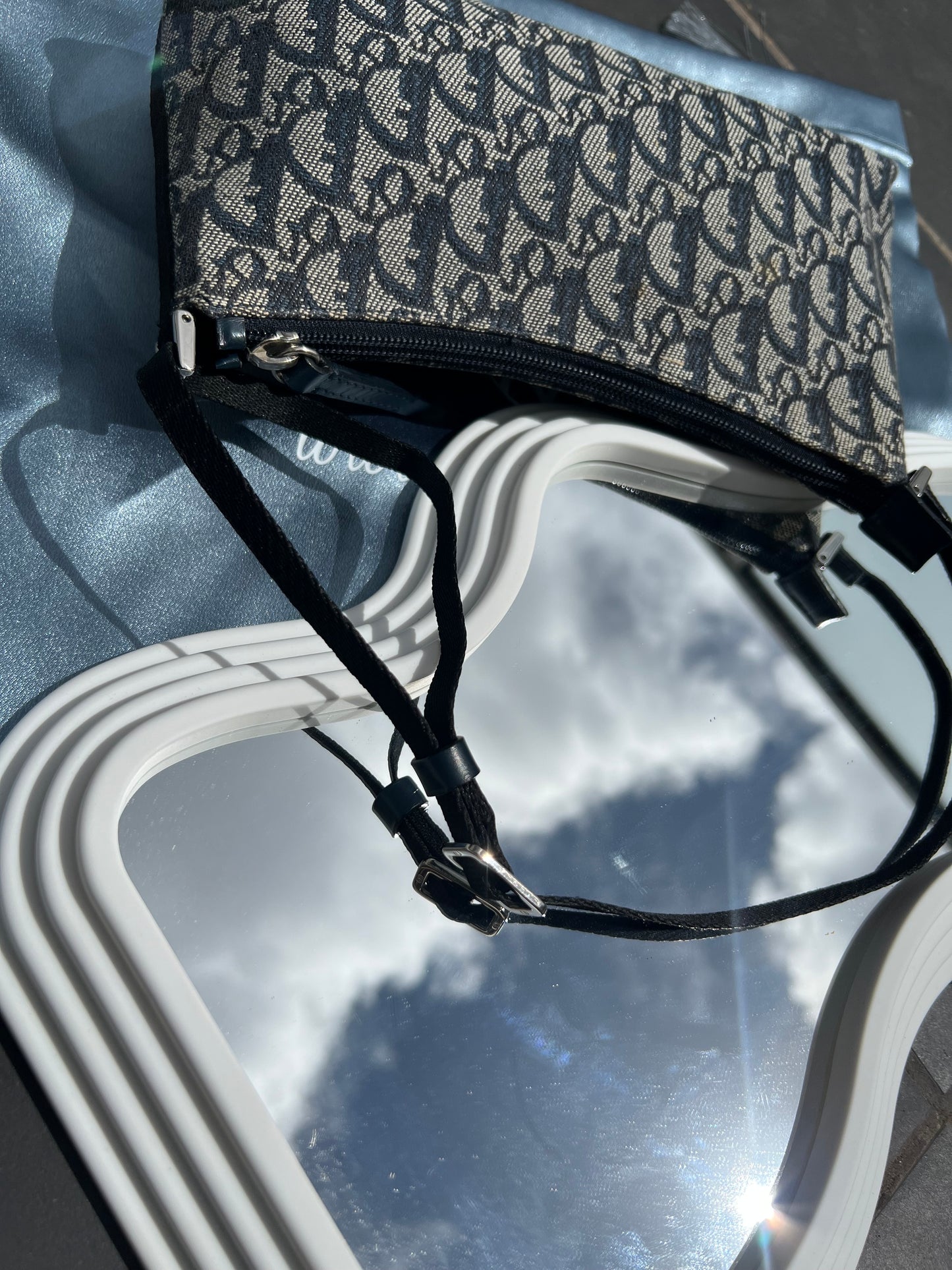 Pre-loved Christian Dior vintage Trotter Shoulder Bag