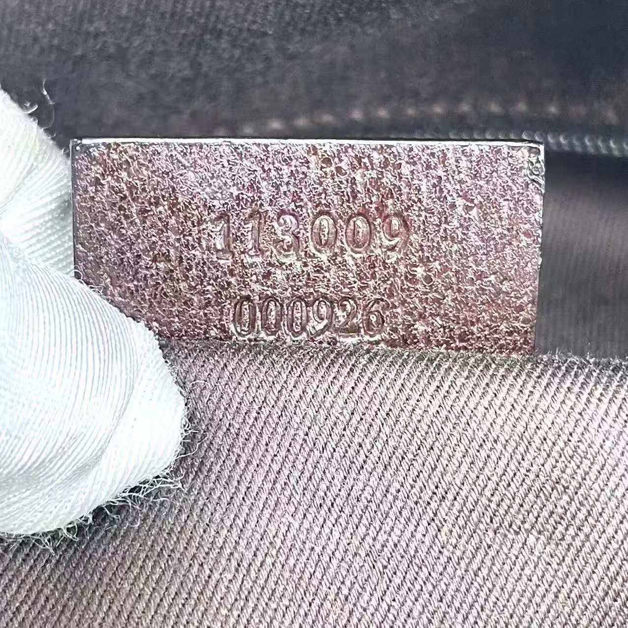 Pre-loved Gucci GG Canvas Boston Bag Brown