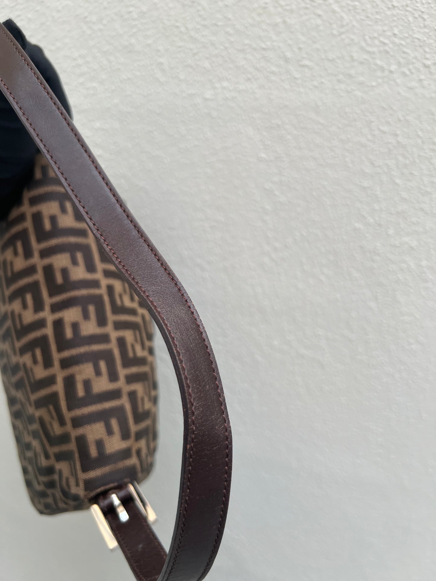 Pre-loved Fendi Vintage Zucca Mamma Handbag