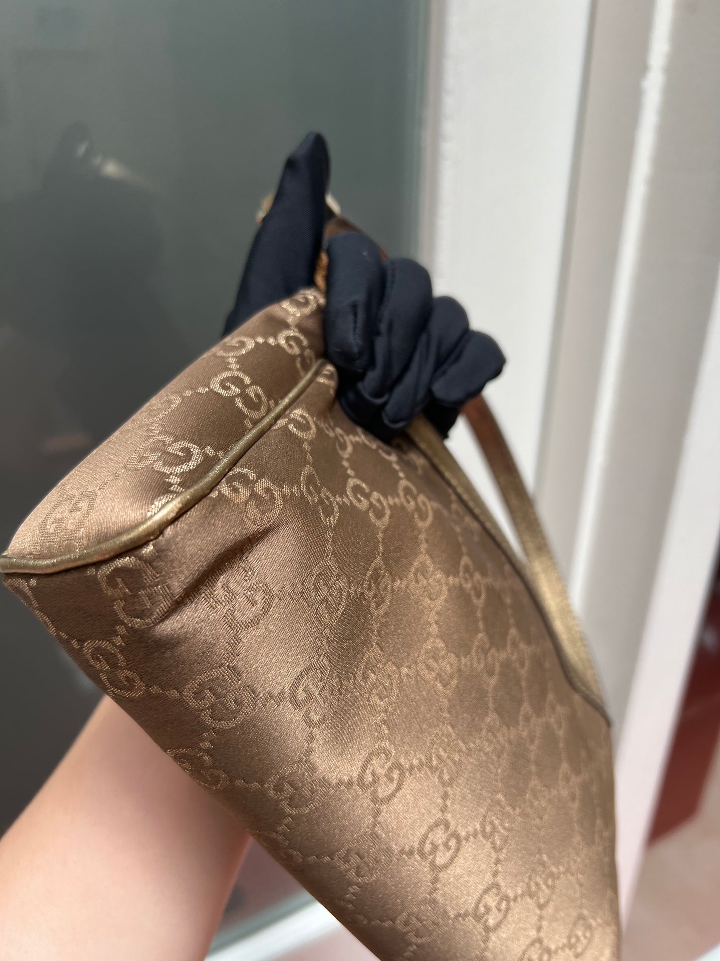 Pre-loved Gucci Monogram Pochette Bag
