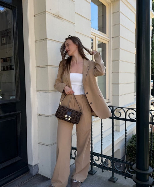 Pre-loved Fendi Vintage Zucca Baguette Handbag