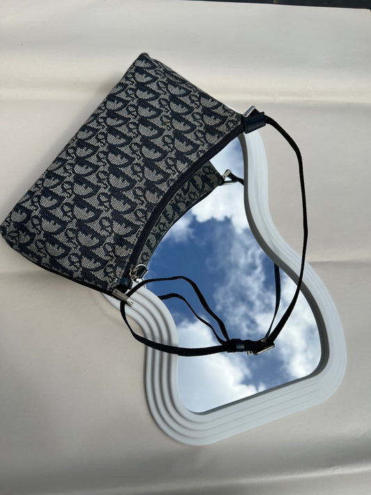 Pre-loved Christian Dior vintage Trotter Shoulder Bag