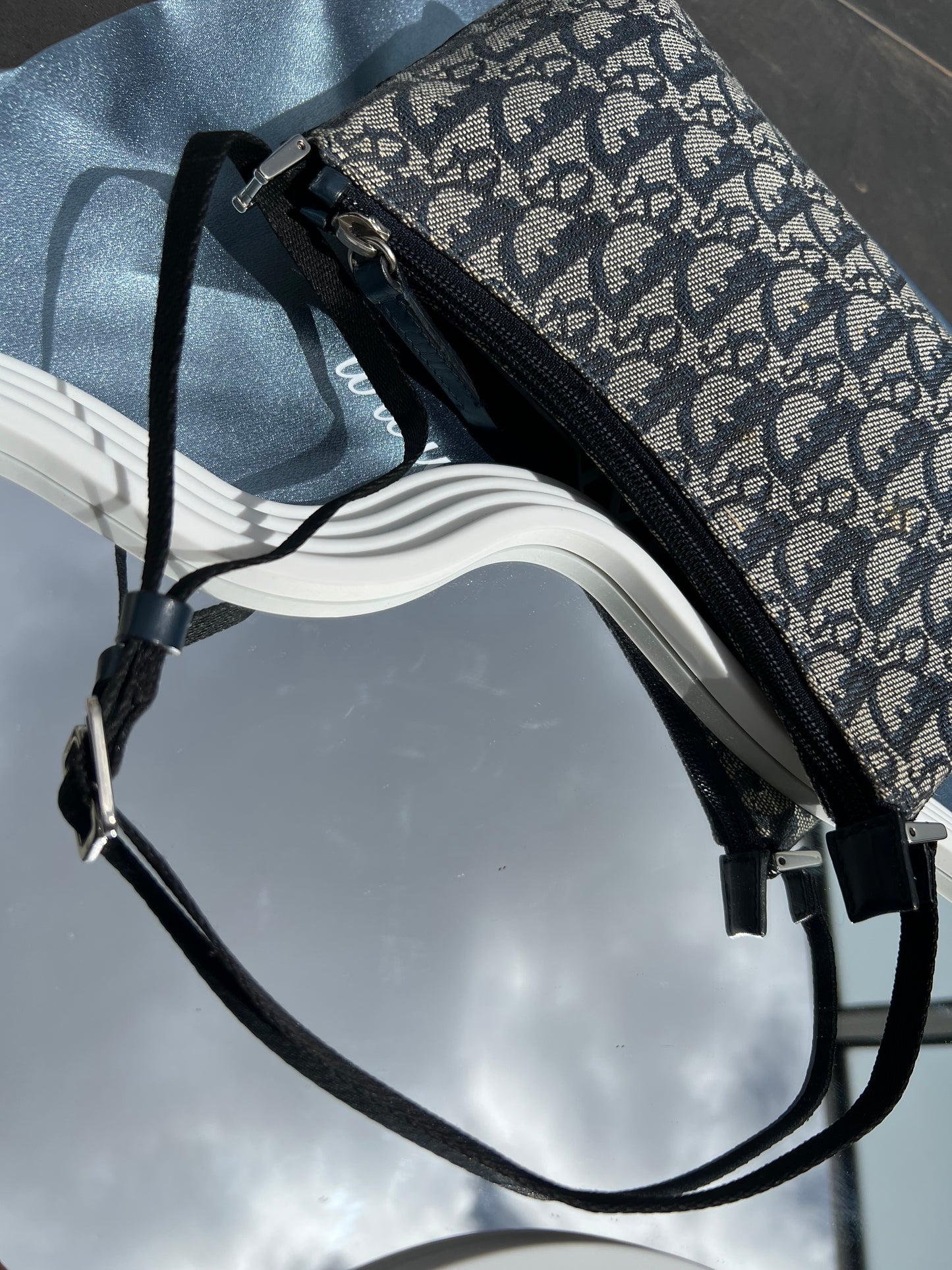Pre-loved Christian Dior vintage Trotter Shoulder Bag
