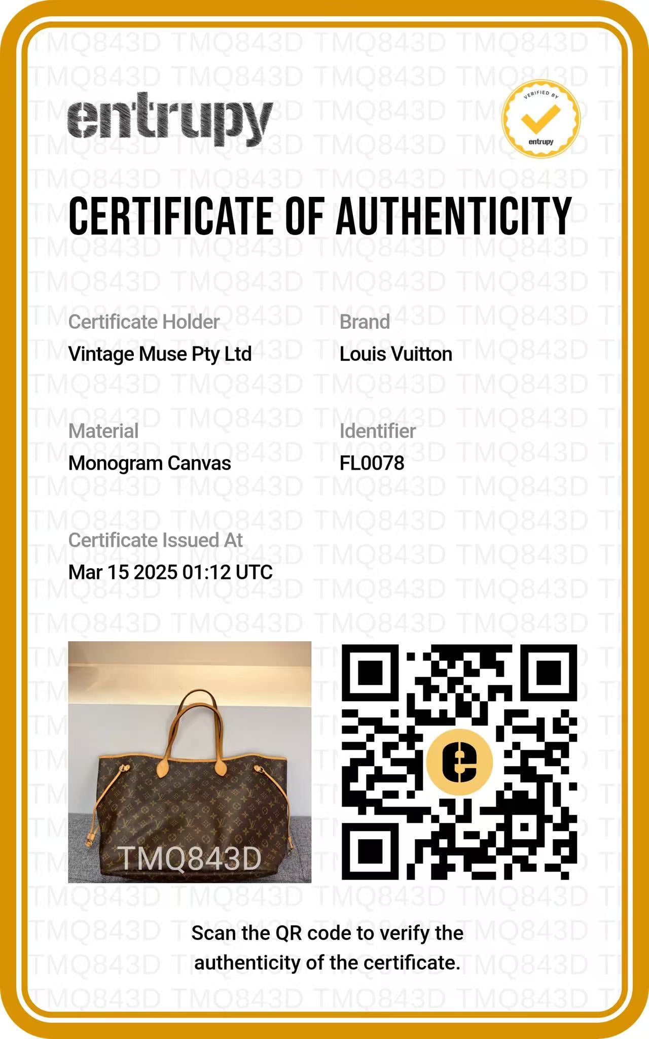 Pre-loved Louis Vuitton Neverfull Leather Tote GM Monogram 2008