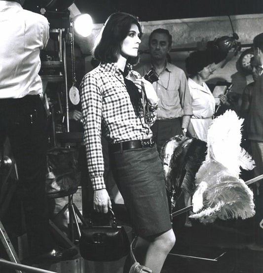 Pre-loved Old Gucci Brown Leather Bamboo 1947 Top Handle Bag