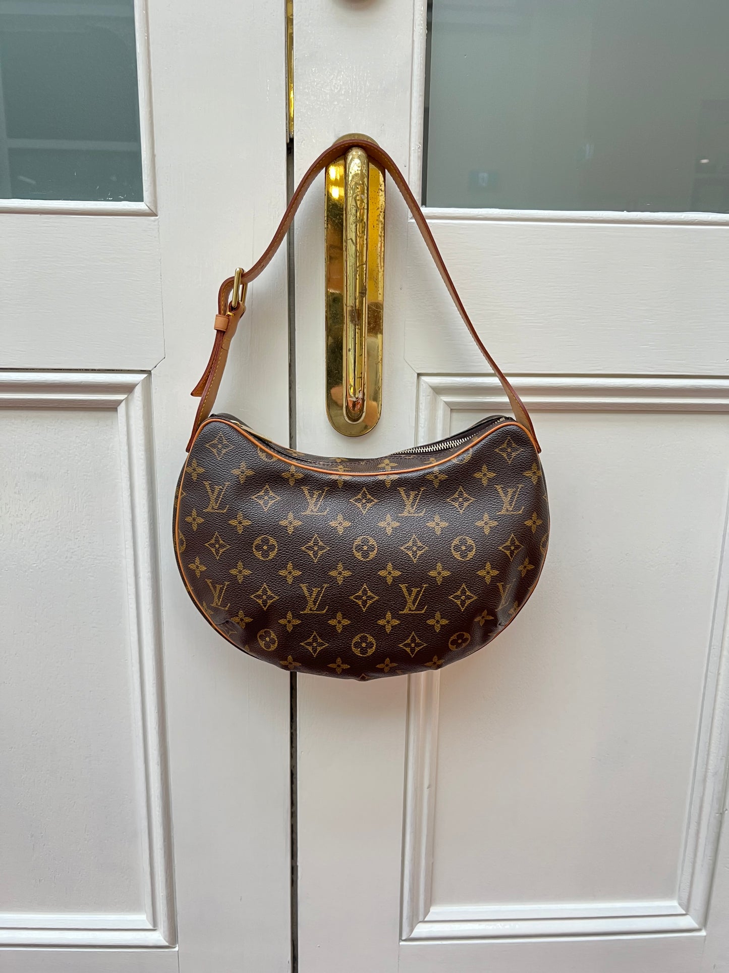 Pre-owned Louis Vuitton Croissant mm Shoulder Bag - Brown 2003