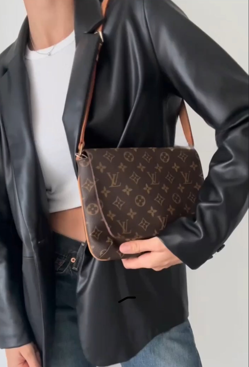 Preloved Louis Vuitton Monogram Canvas Musette Tango Short Strap Shoulder Bag 2001