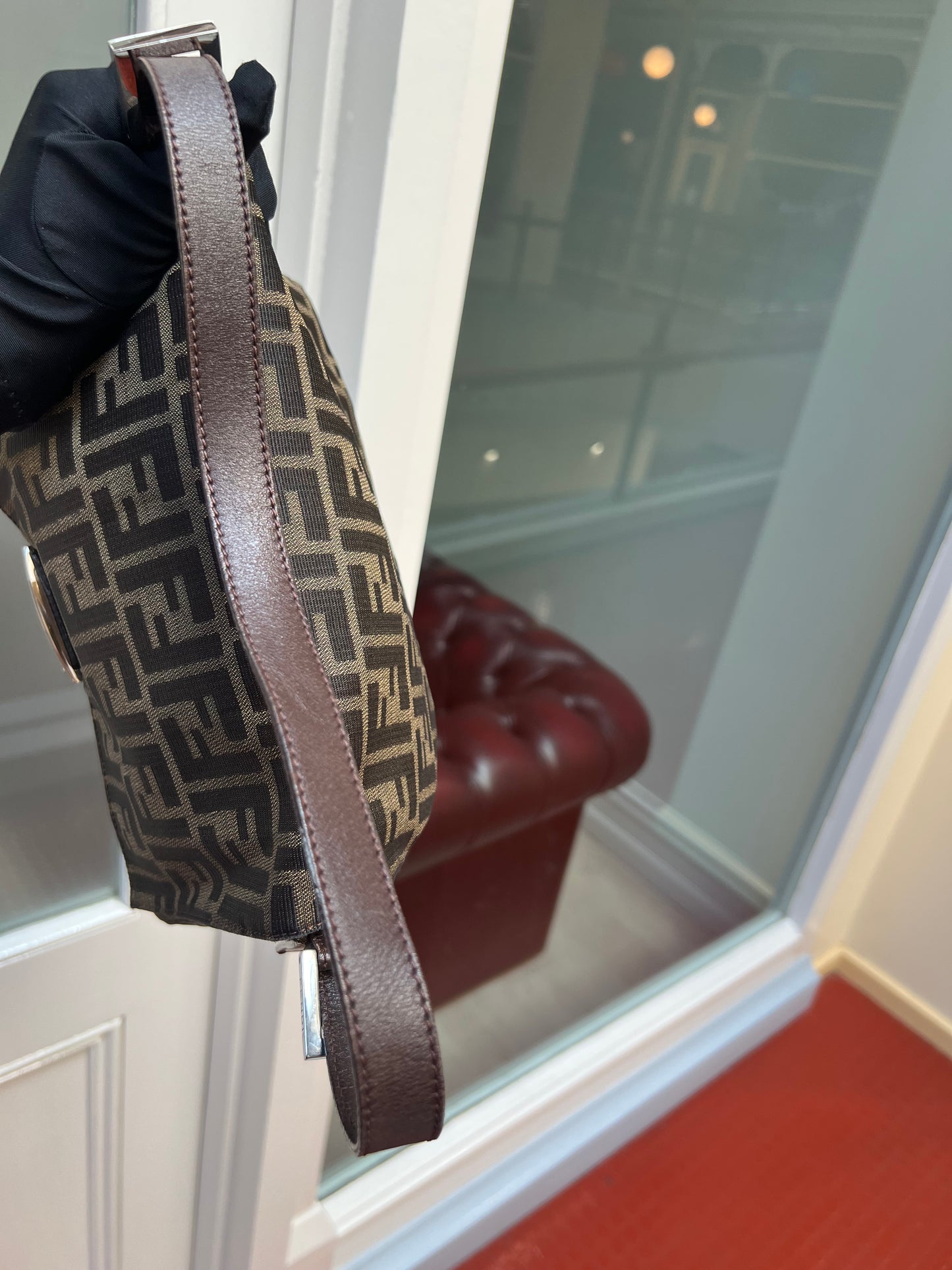 Pre-loved Fendi Vintage Zucca Mamma Handbag