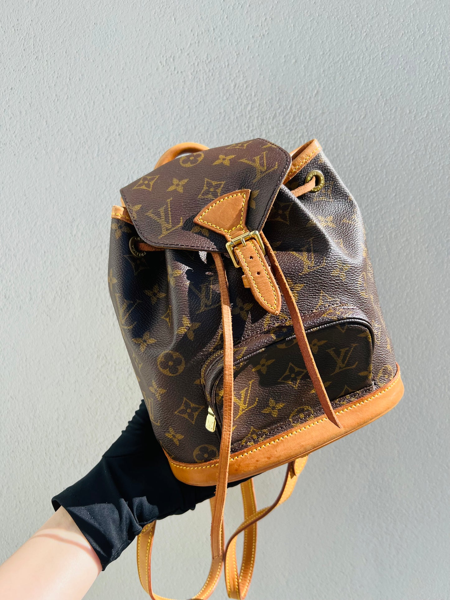 Pre-loved LOUIS VUITTON Monogram PM Montsouris Backpack 1997