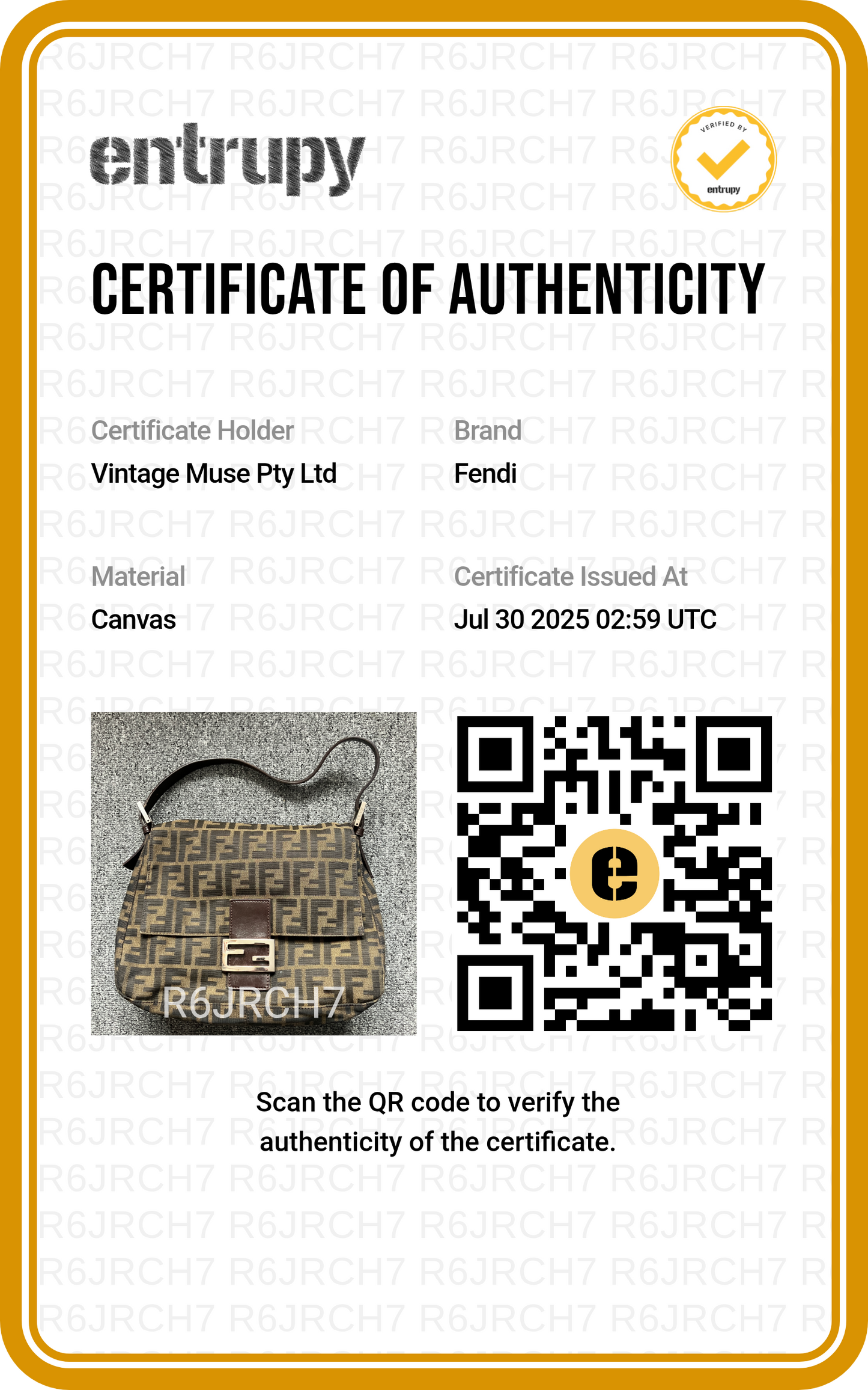 Pre-loved Fendi Vintage Zucca Mamma Handbag