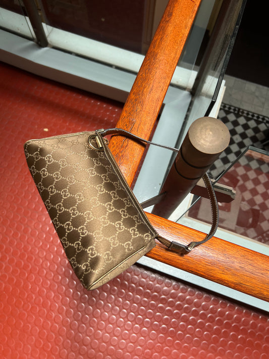 Pre-loved Gucci Monogram Pochette Bag