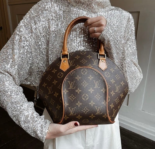Pre-loved Louis Vuitton Vintage Ellipse PM Monogram Handbag 1998