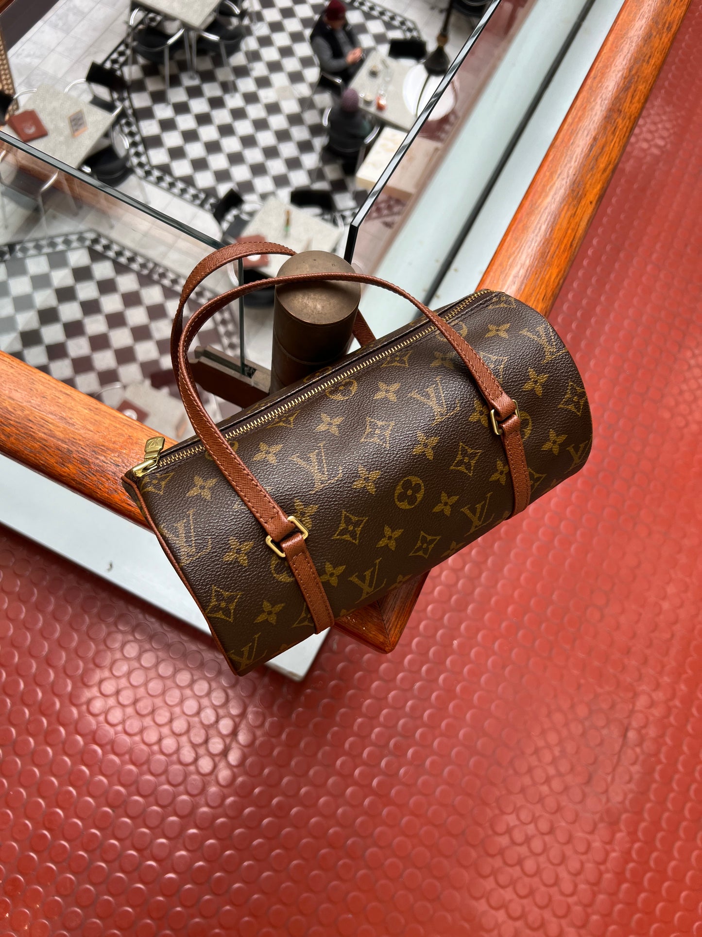 Pre-loved Louis Vuitton Brown Monogram Canvas Papillon 26cm Handbag 1999