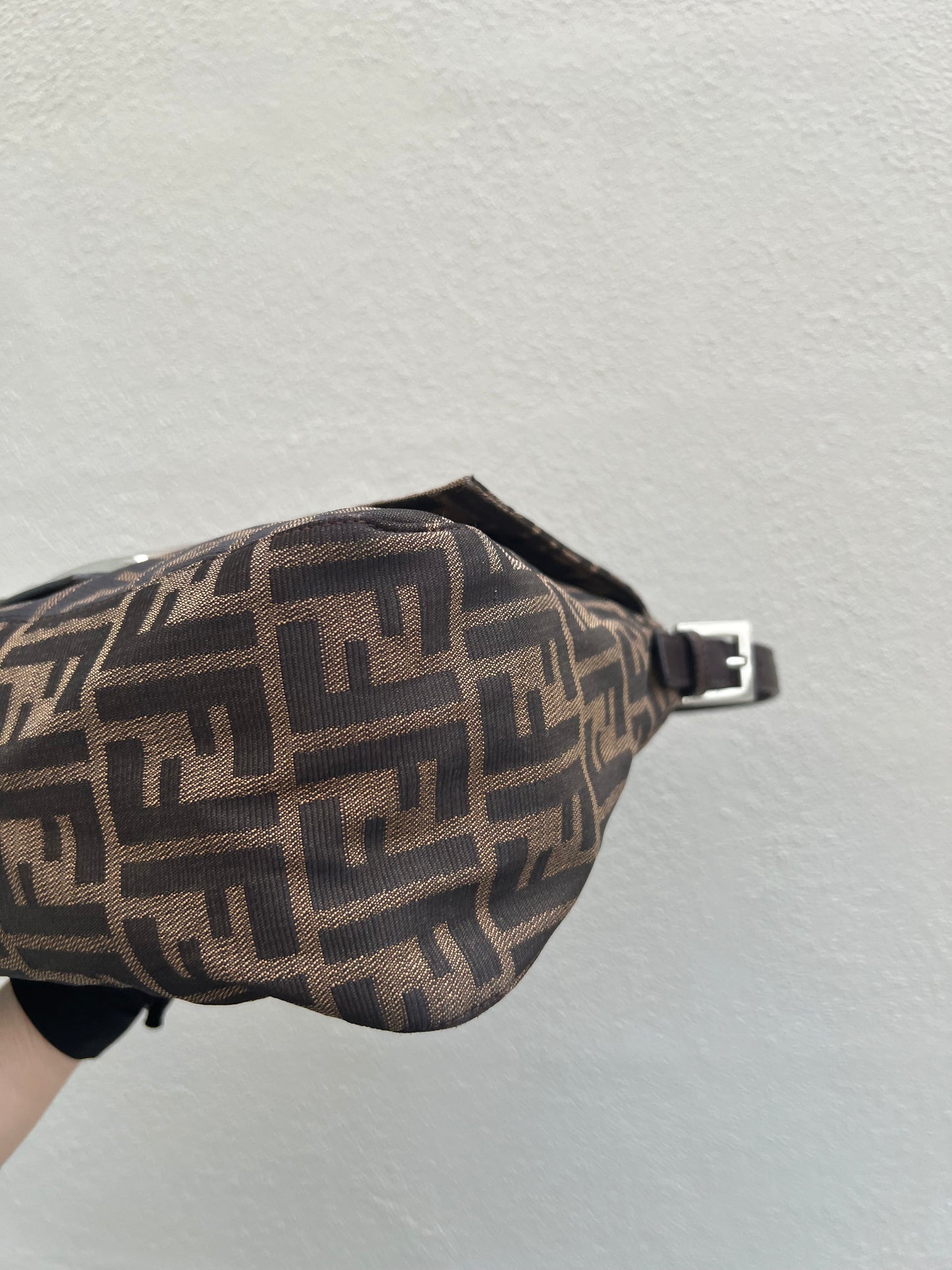 Pre-loved Fendi Vintage Zucca Mamma Handbag