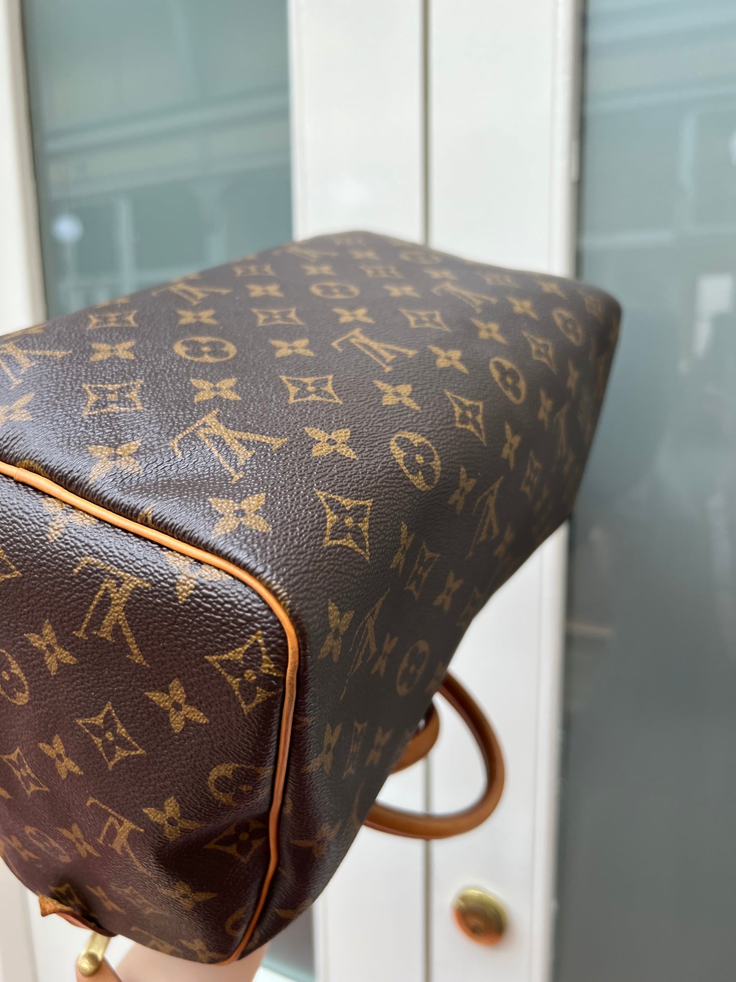 Pre-loved Louis Vuitton Speedy 30 Handbag Monogram 2017