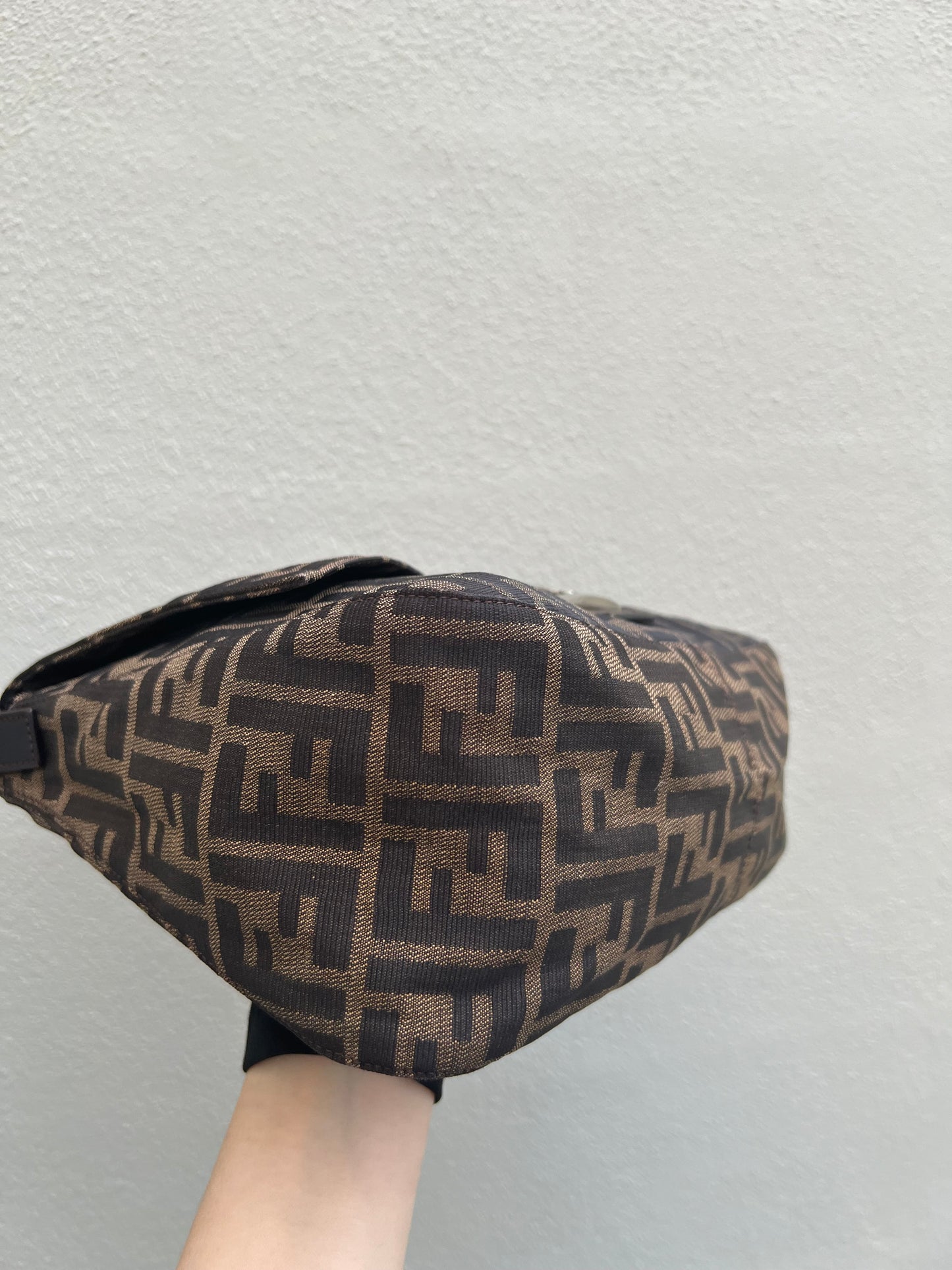 Pre-loved Fendi Vintage Zucca Mamma Handbag