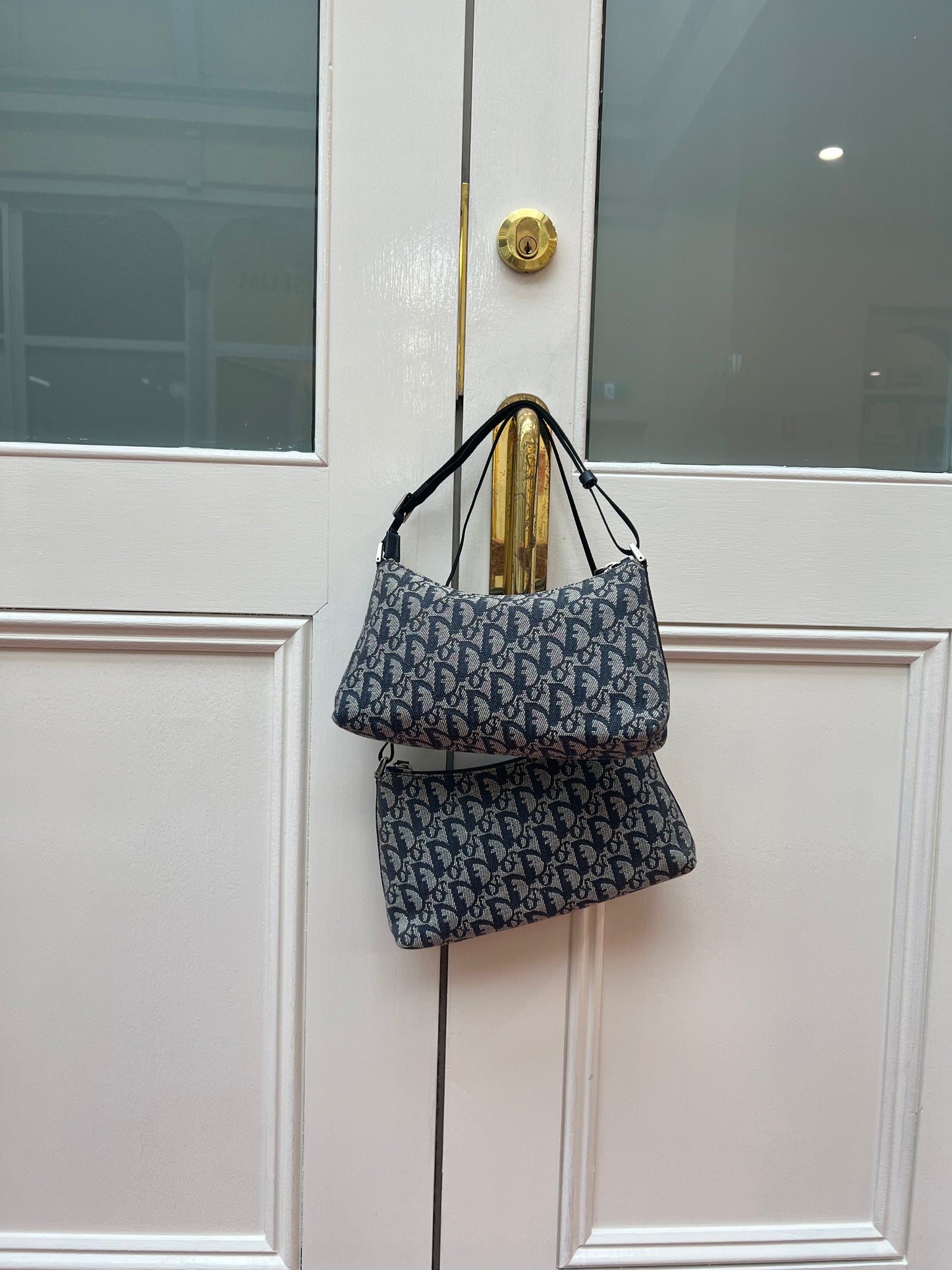 Pre-loved Christian Dior vintage Trotter Shoulder Bag