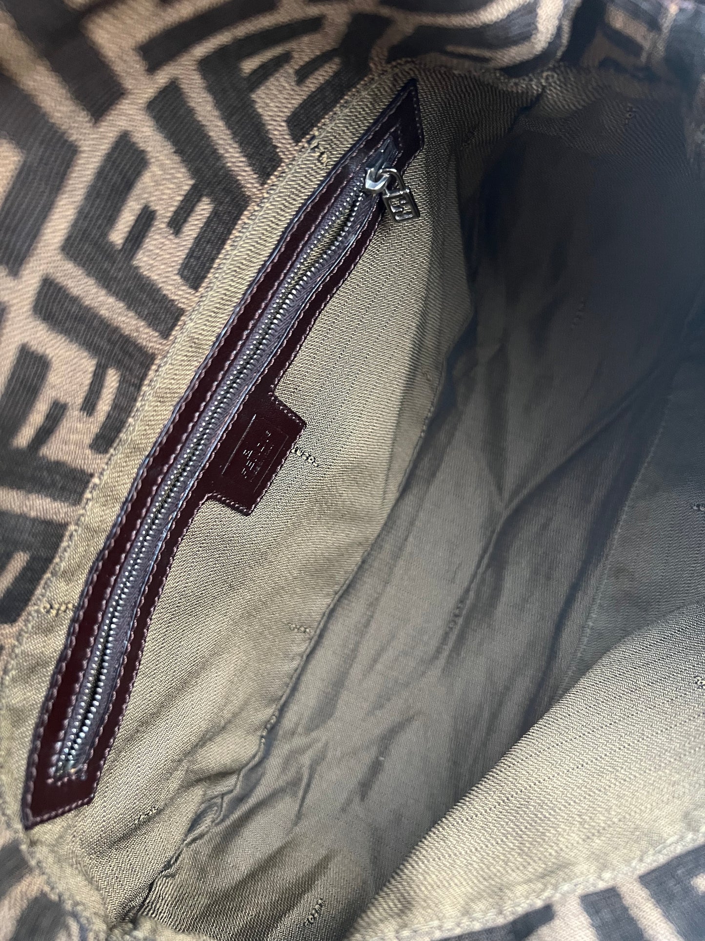Pre-loved Fendi Vintage Zucca Mamma Handbag
